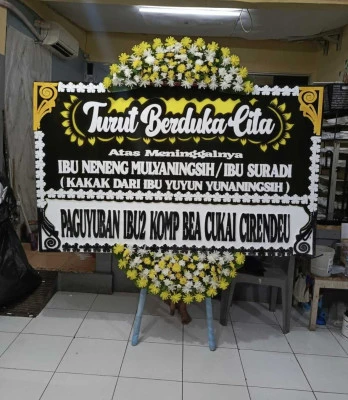 Papan Bunga di Central Park Ballroom Jakarta